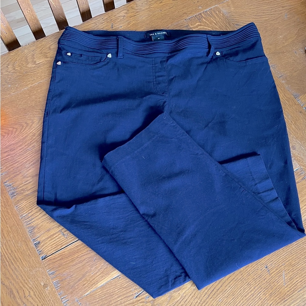Zac and Rachel navy slim pull on pants, size 16, only worn twice.